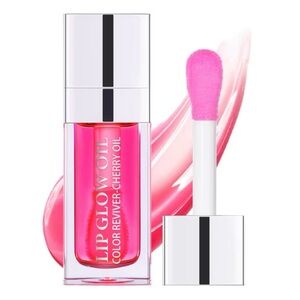 Sokgo Hydrating Lip Glow Oil, Moisturizing Plumper Gloss, Cherry Oil Infused Set